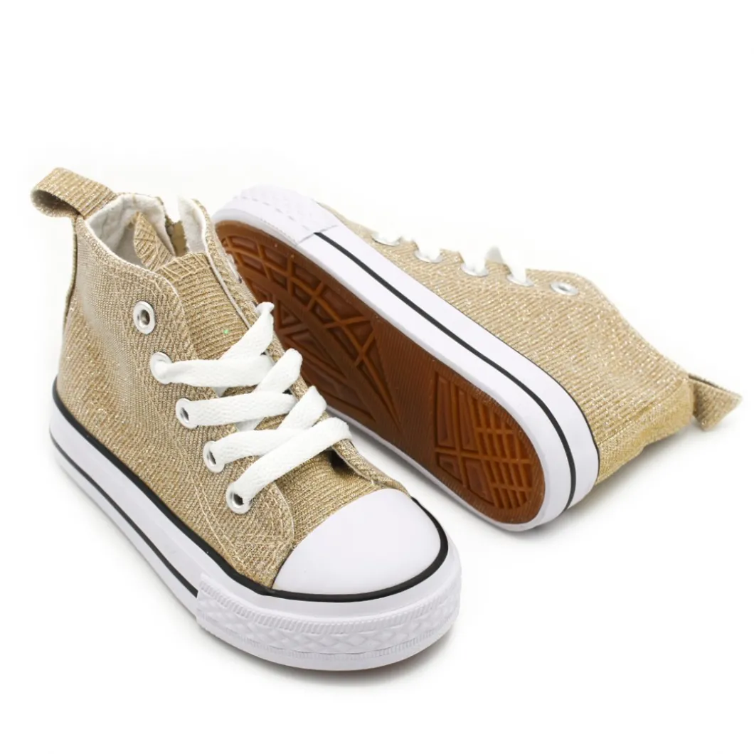 Botín CV brillo oro