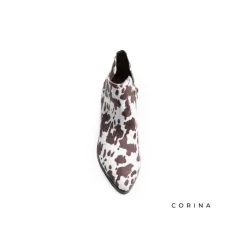 Botín estampado animal vaca
