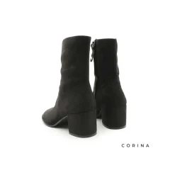 Botín negro antelina tacón ancho