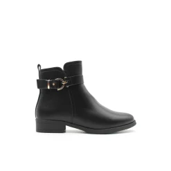 Botín negro talla grande