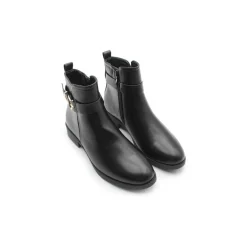 Botín negro talla grande
