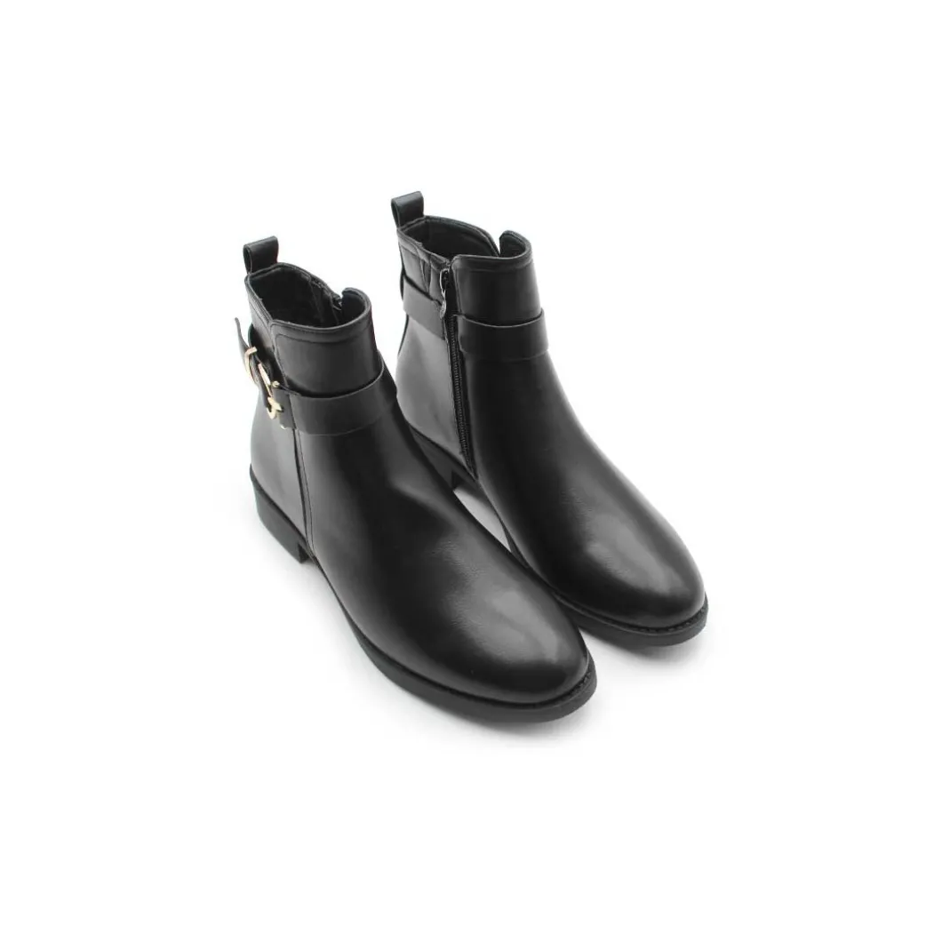 Botín negro talla grande