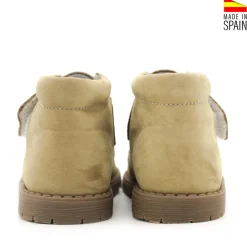 Botín nobuck velcro pistacho