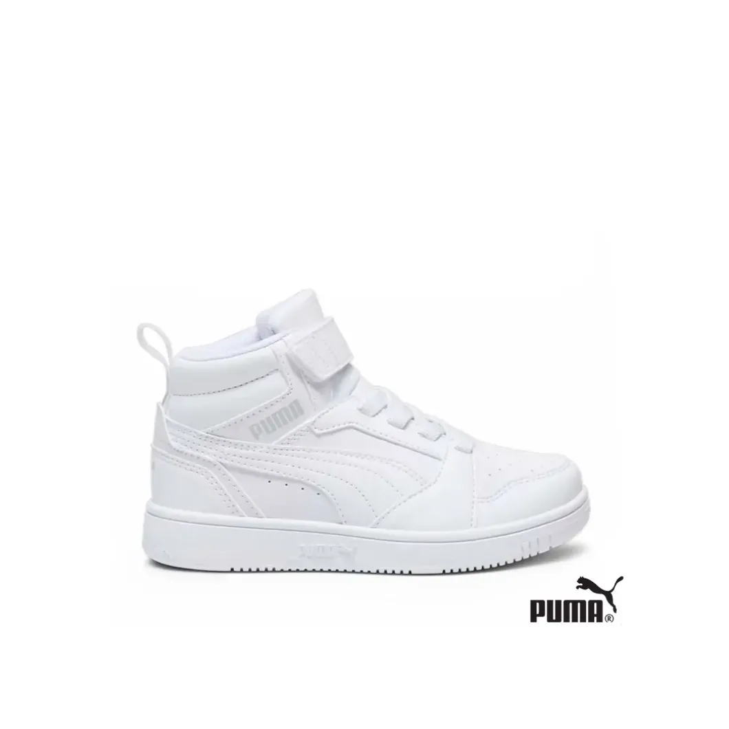 Botín Puma Rebound V6 Inf Mid Blanco