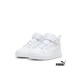 Botín Puma Rebound V6 Inf Mid Blanco