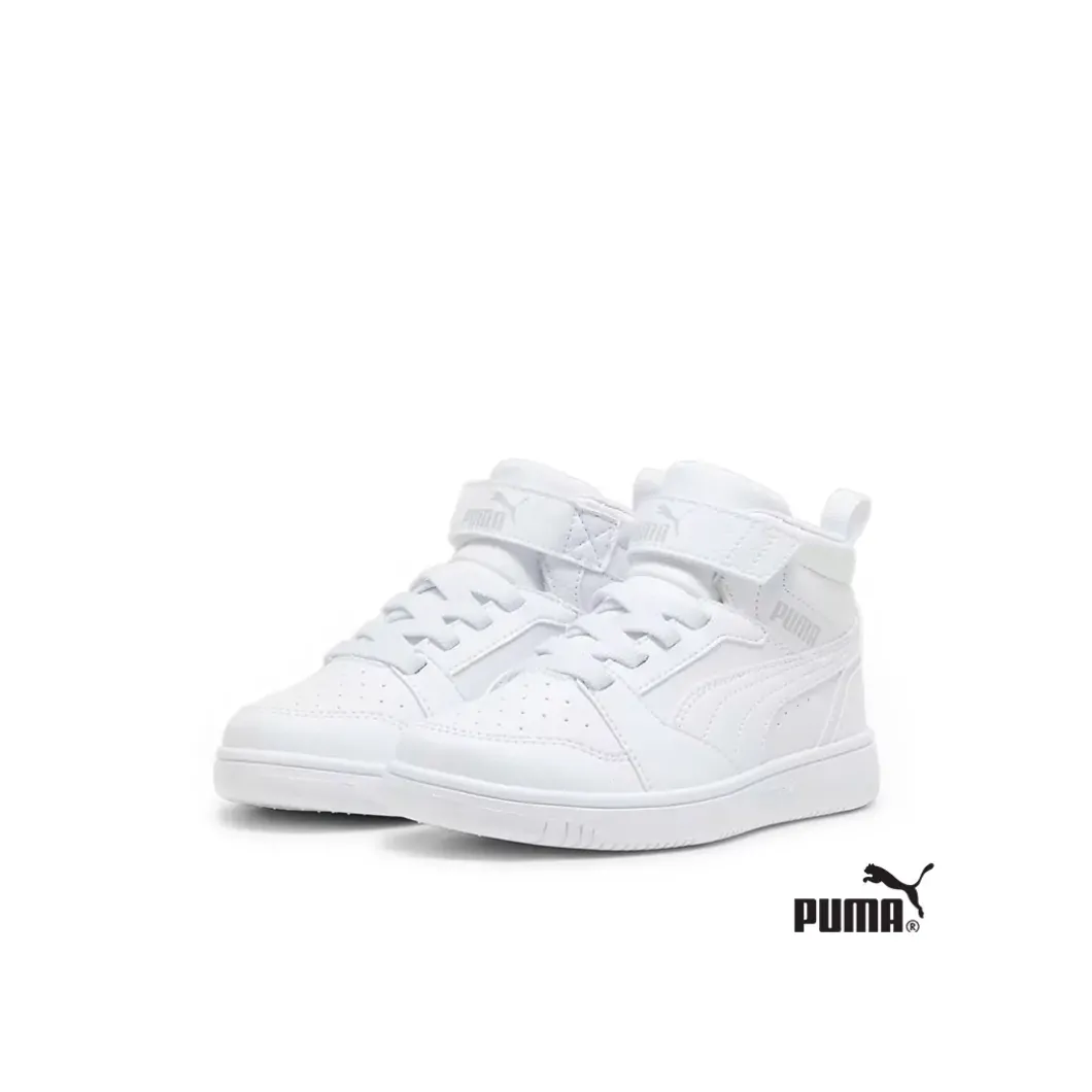 Botín Puma Rebound V6 Inf Mid Blanco