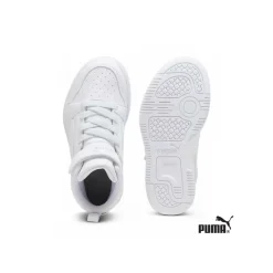 Botín Puma Rebound V6 Inf Mid Blanco