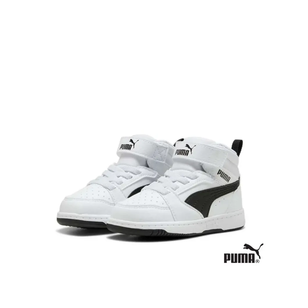 Botín Puma Rebound V6 Mid B/N