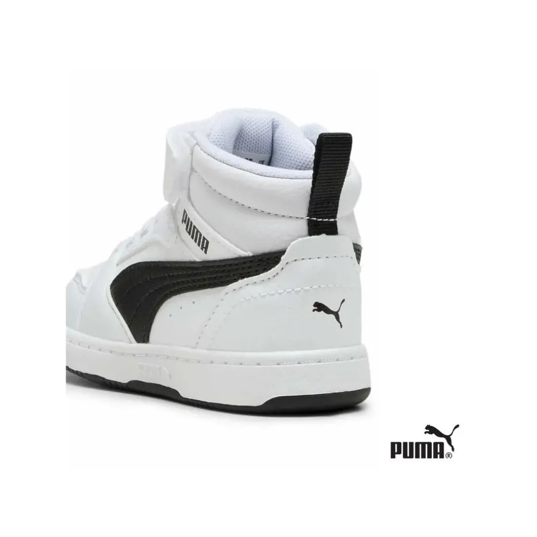 Botín Puma Rebound V6 Mid B/N