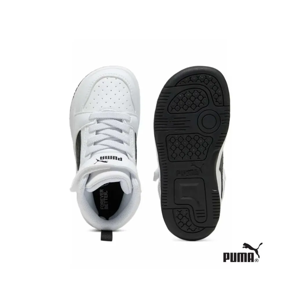 Botín Puma Rebound V6 Mid B/N