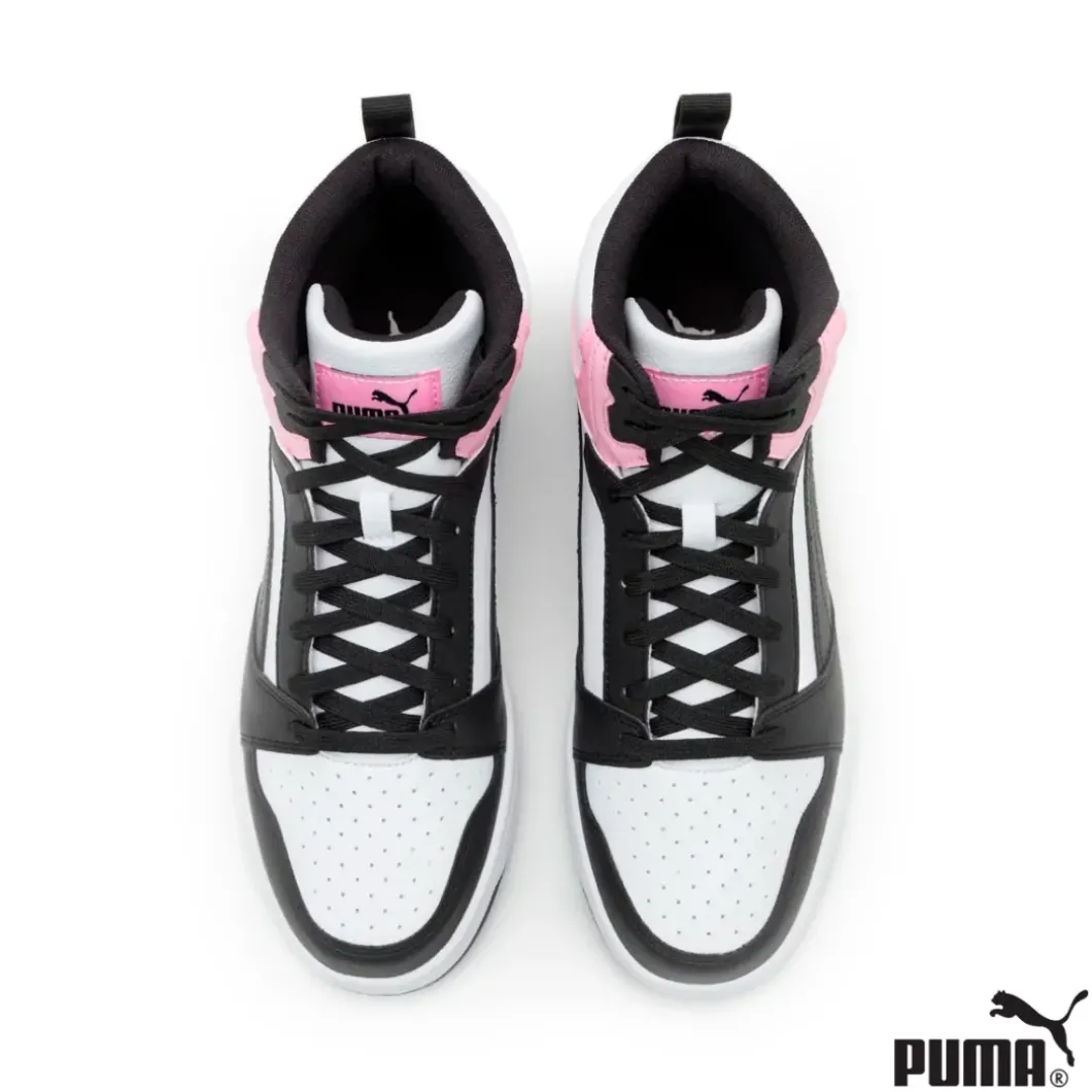 Botín Puma Rebound V6 Negro Rosa