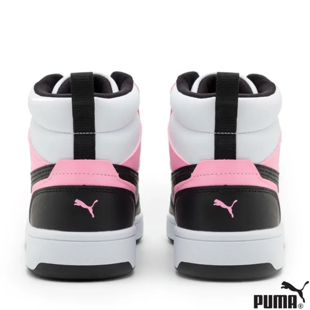 Botín Puma Rebound V6 Negro Rosa