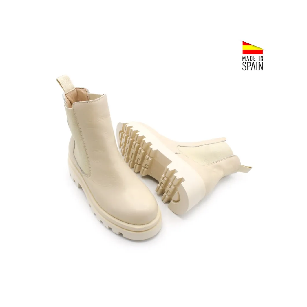 Botín track chelsea beige