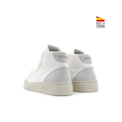Botín vegano blanco gris