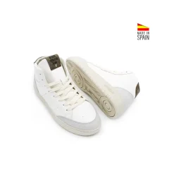 Botín vegano blanco khaki