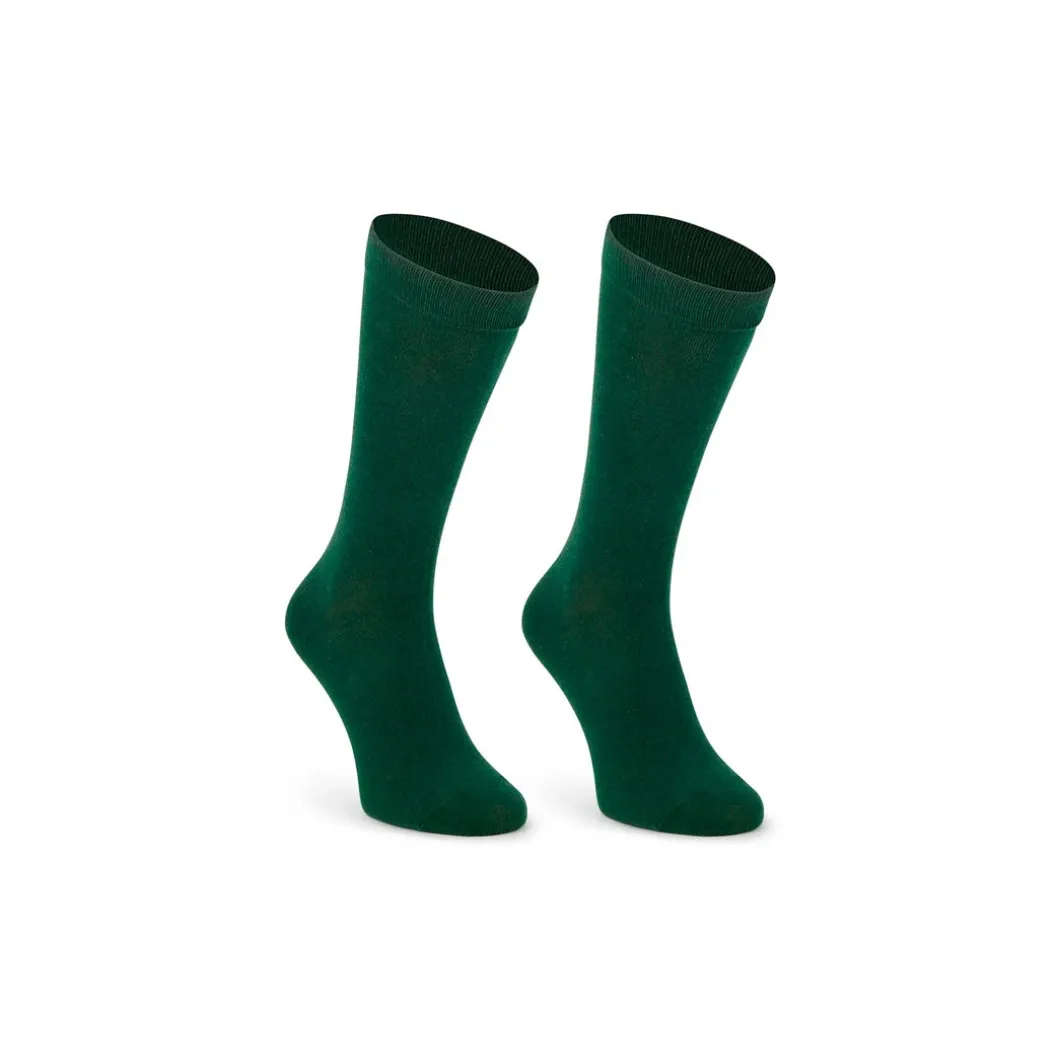 Calcetines colegiales altos verde