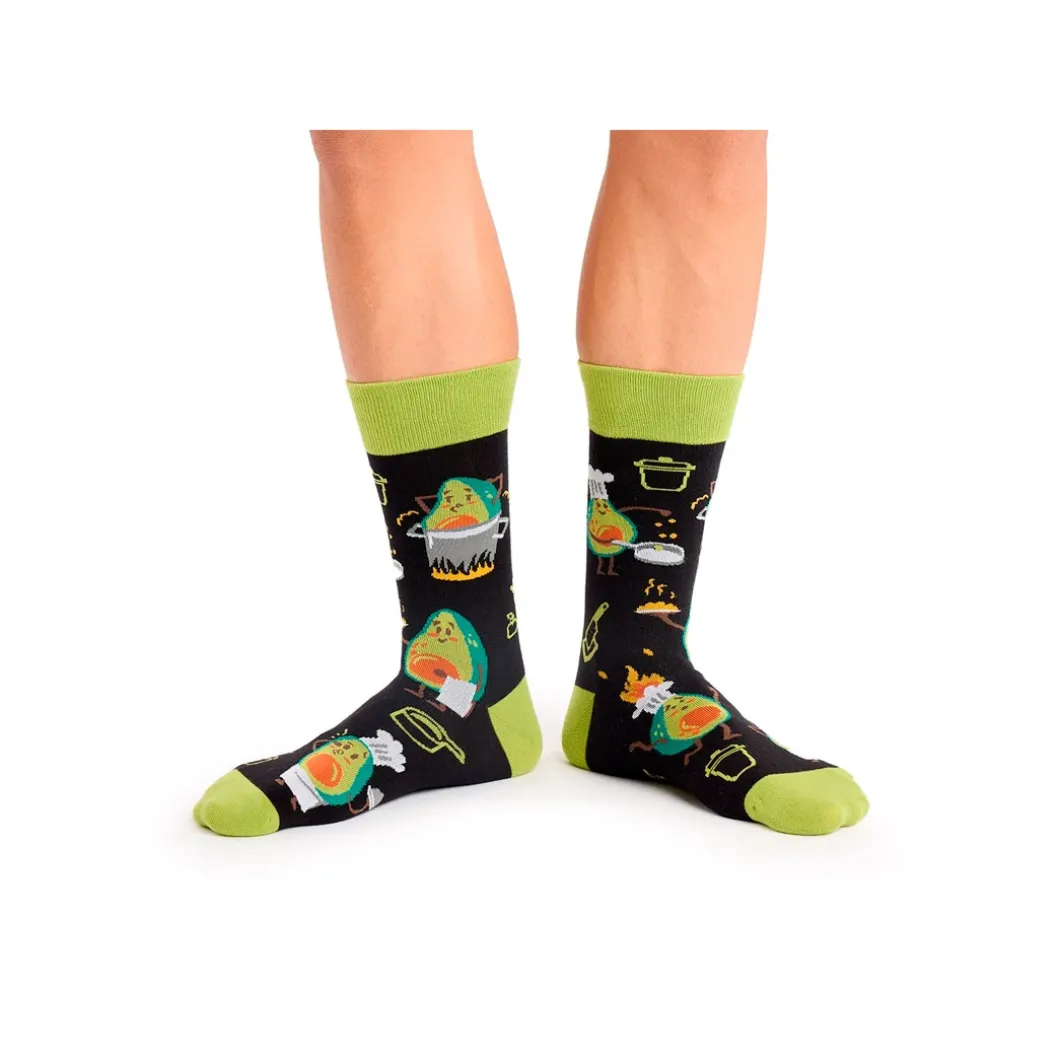 Calcetines divertidos Aguacate Cocinero