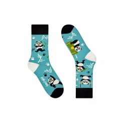 Calcetines divertidos Panda Gym