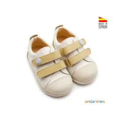 Calzado respetuoso beige mostaza