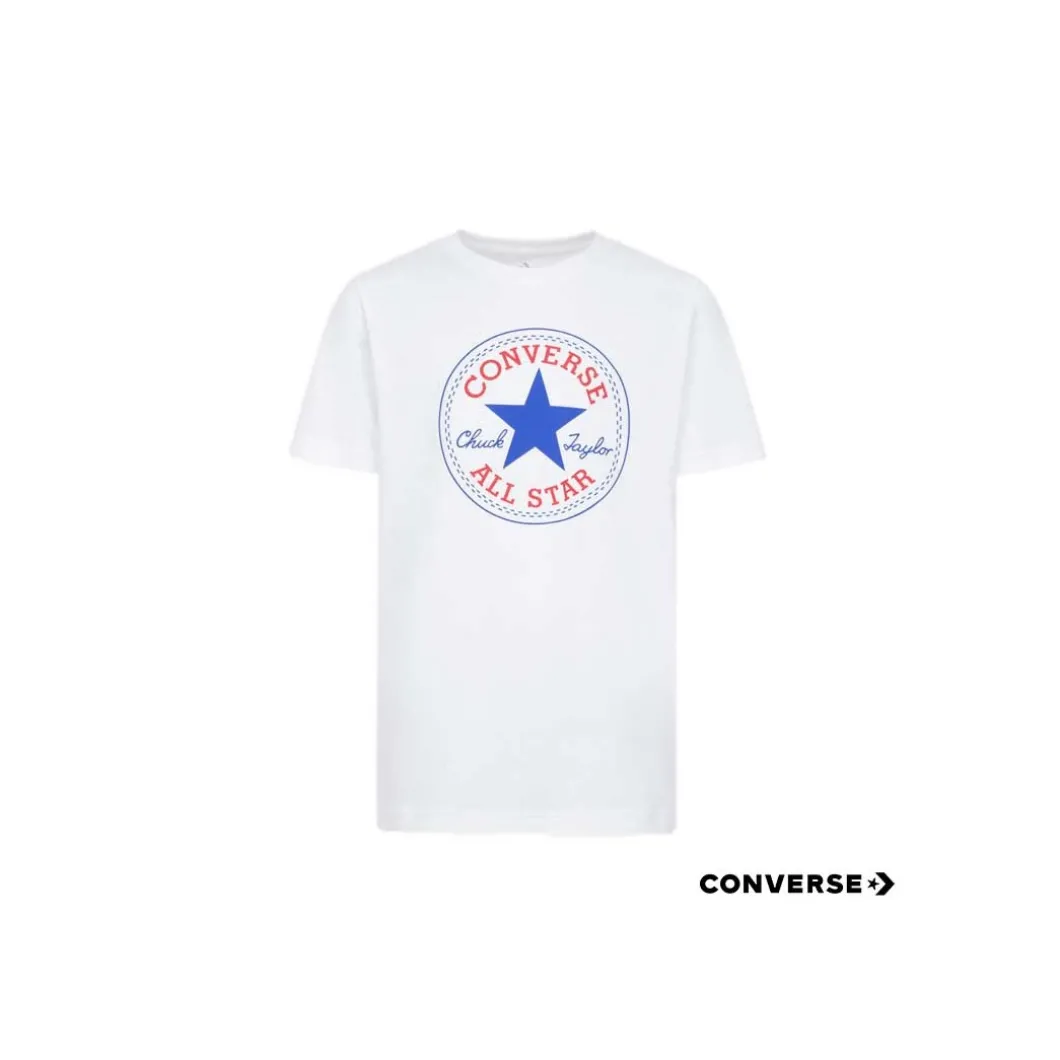 Camiseta Converse blanca infantil