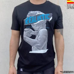 CAMISETA SANTANA99 REALISTIC NEGRA