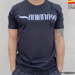 CAMISETA SANTANA99 VERLVET NEGRA