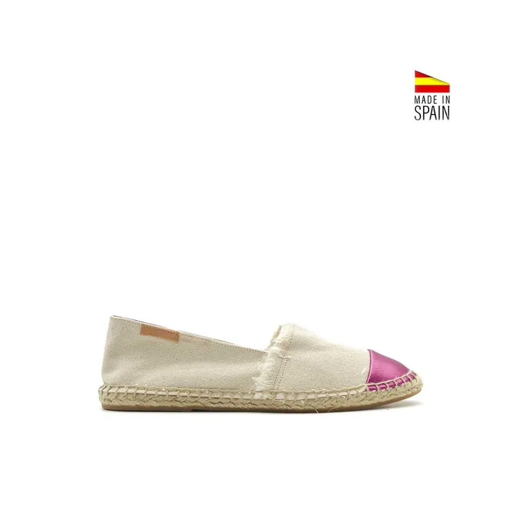 Camping lona beige fucsia