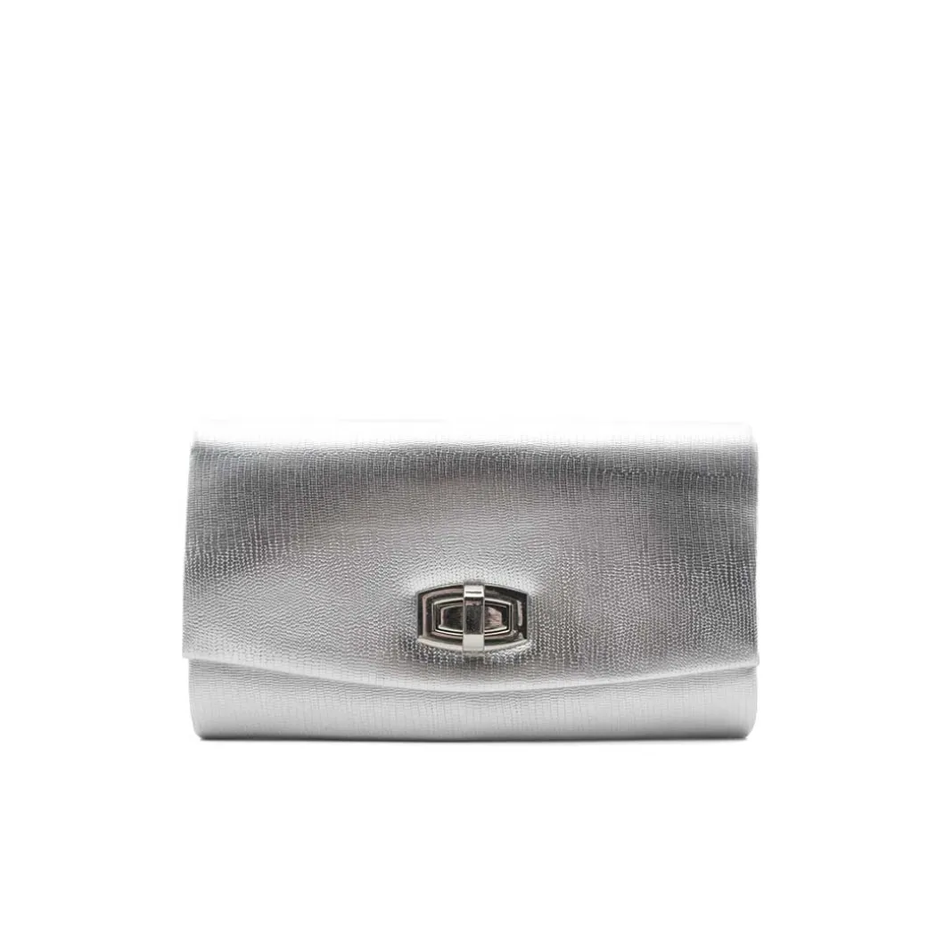 Cartera fiesta plata