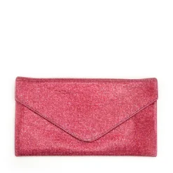 Cartera strass fucsia