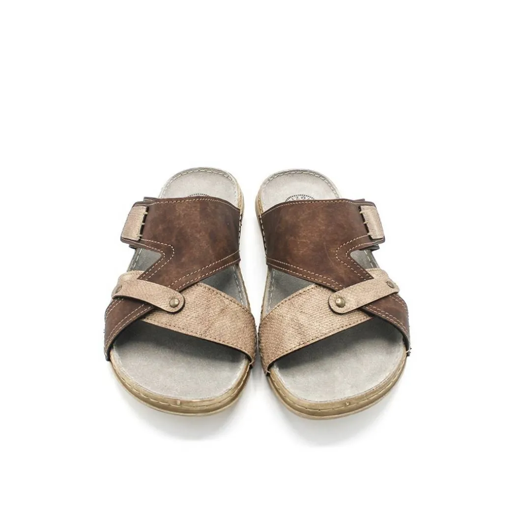 CHANCLA CASUAL DAKAR MARRÓN