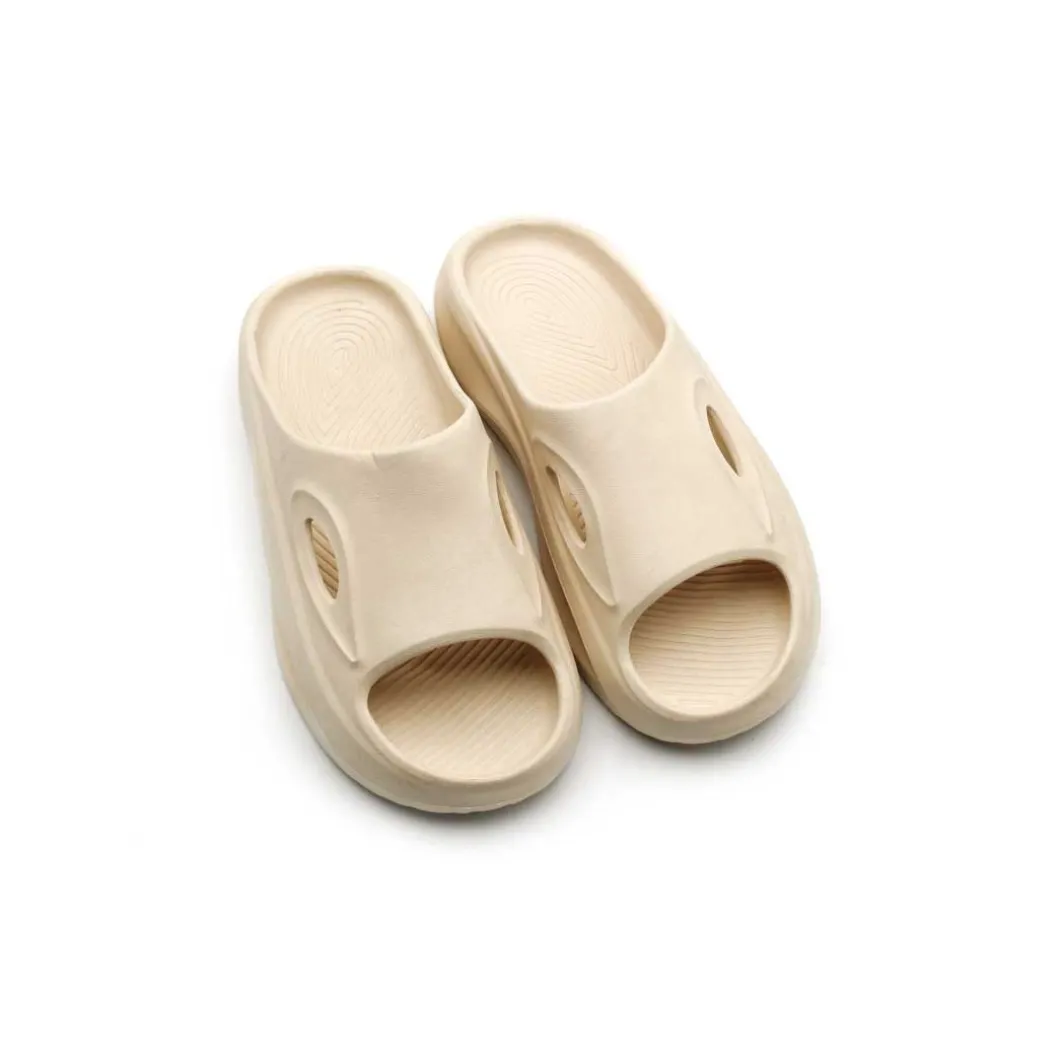 Chancla goma recovery beige