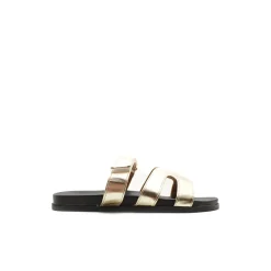 Chancla oro talla grande