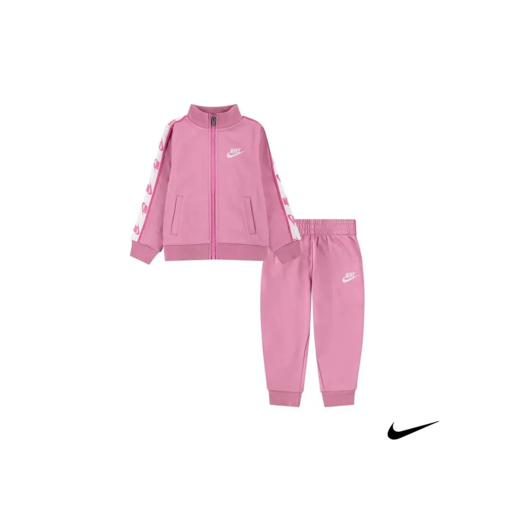 Chándal rosa con cremallera Nike