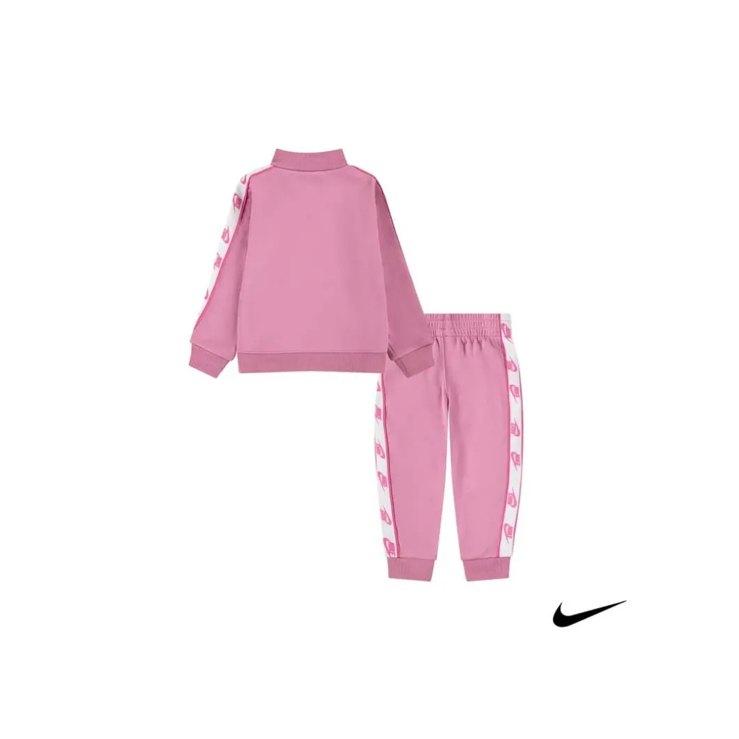 Chándal rosa con cremallera Nike