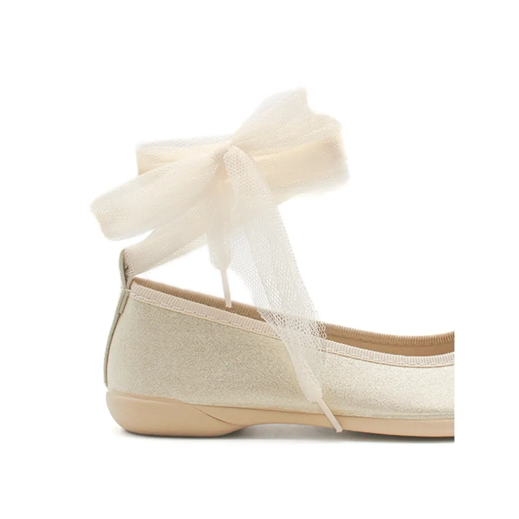 Cinta tul beige