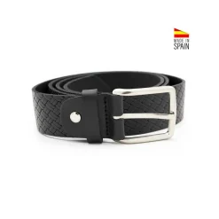 Cinturón trenza negro