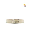 Cinturon niño​ cuero beige