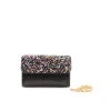 Clutch con piedras negro