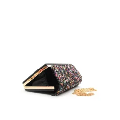 Clutch con piedras negro