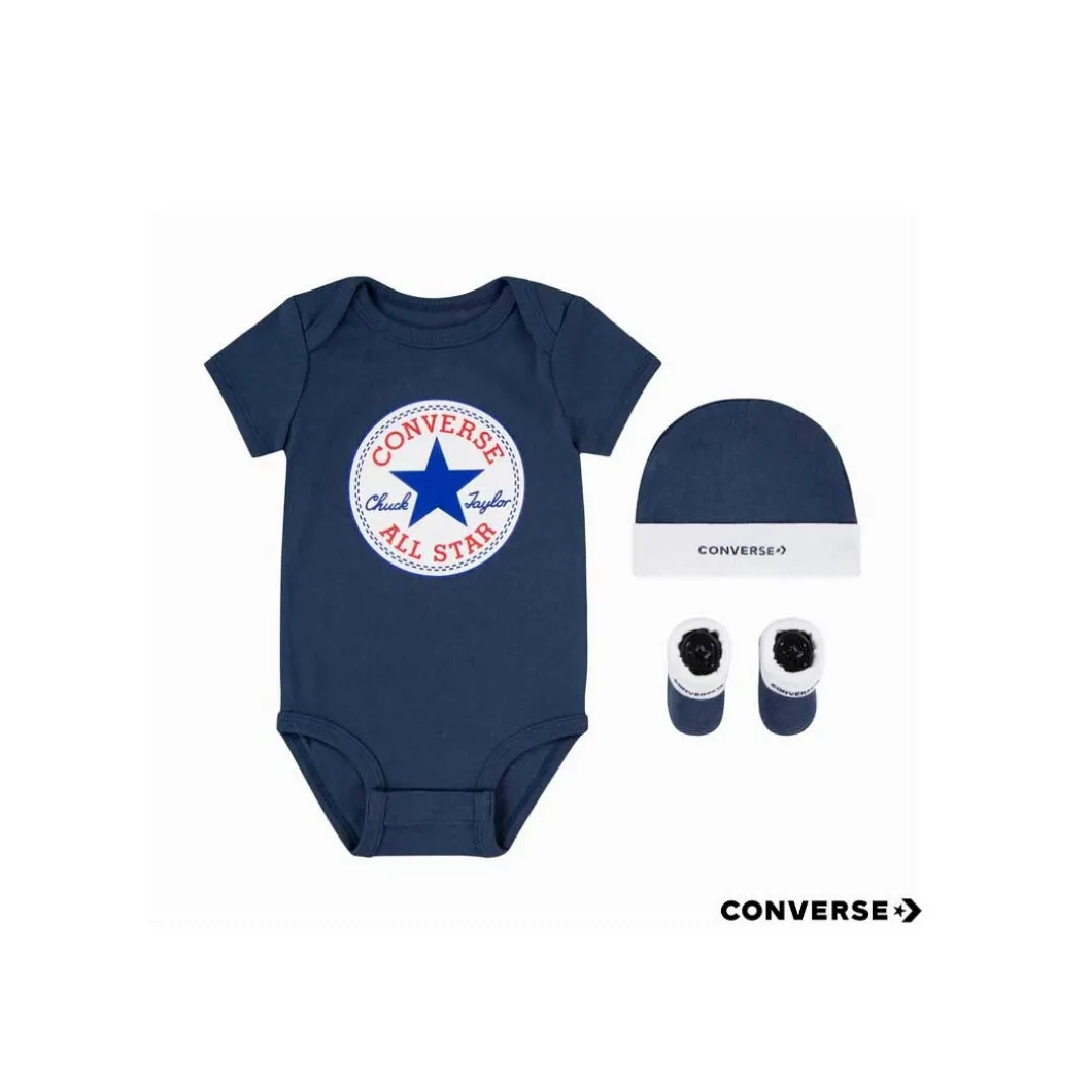 Conjunto bebé Converse marino