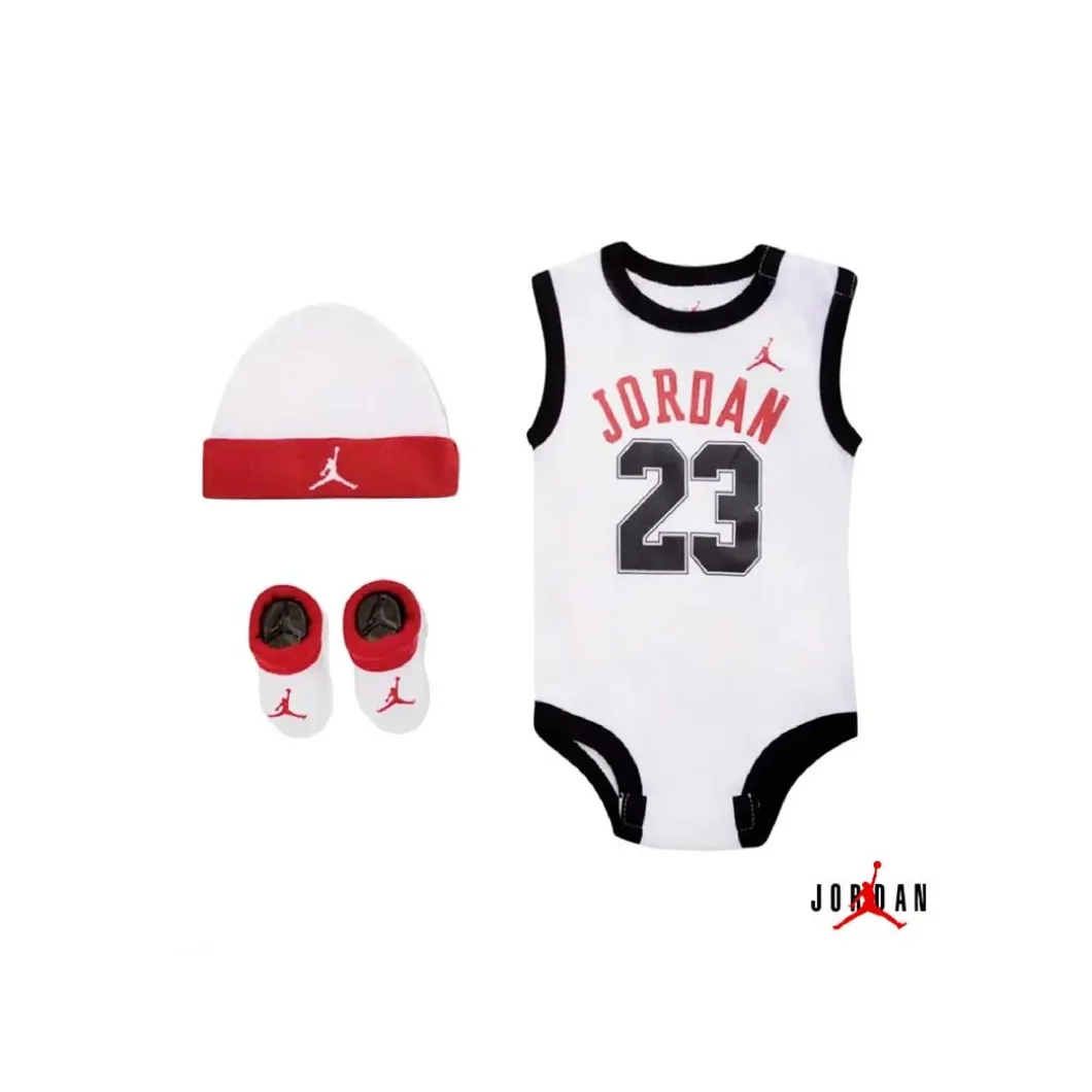 Conjunto blanco para bebé Jordan