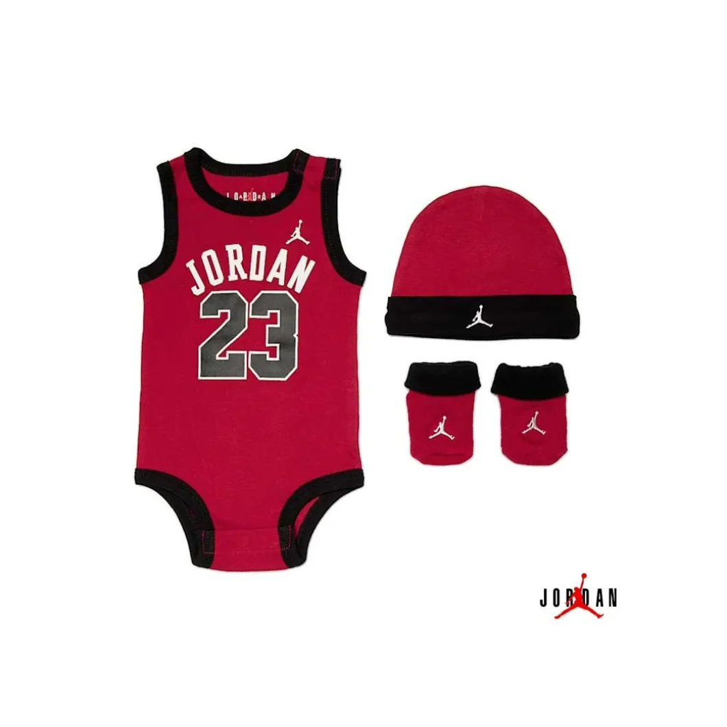 Conjunto rojo para bebé Jordan