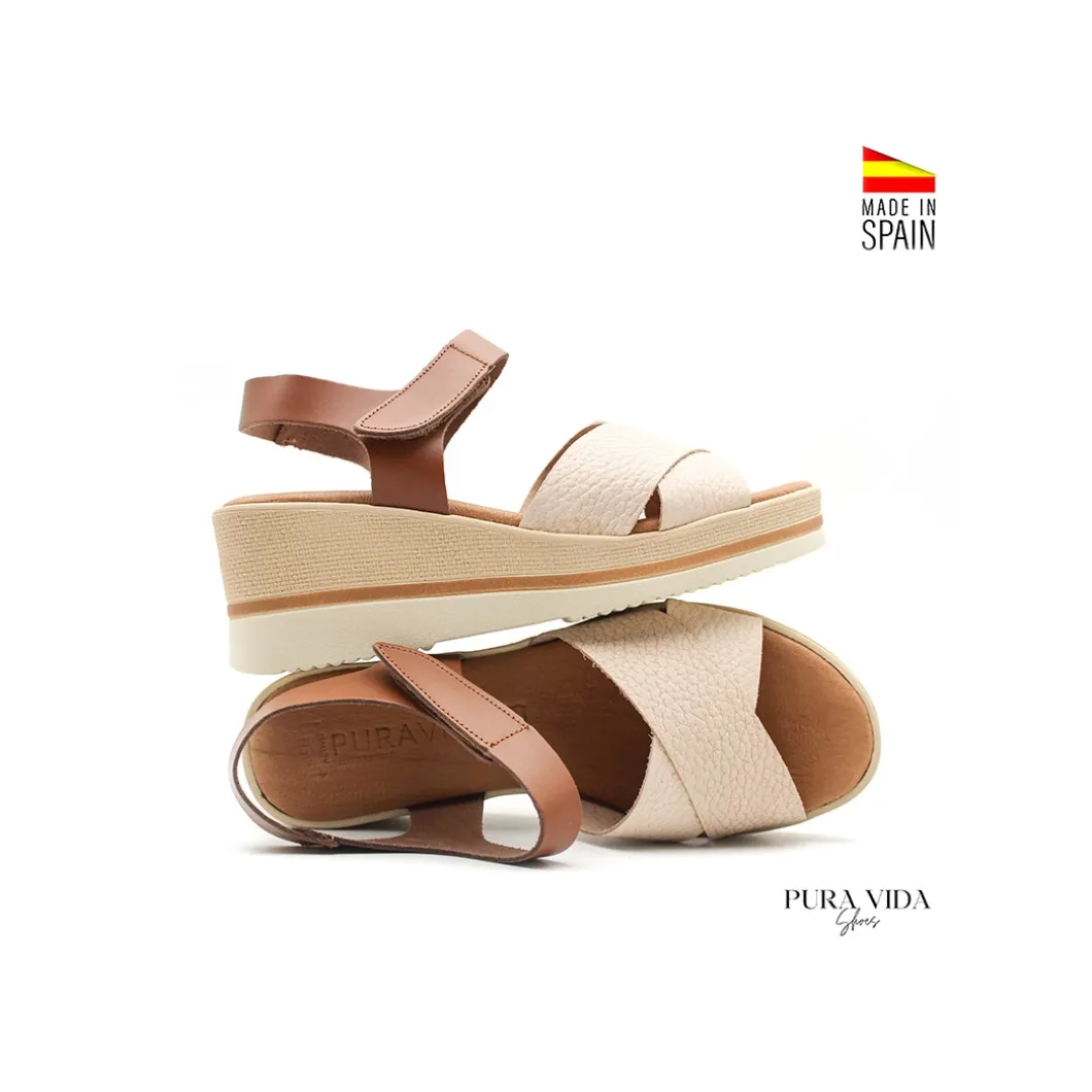 Cuña Pura Vida Terra beige