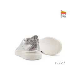 Deportiva Clic! plateada