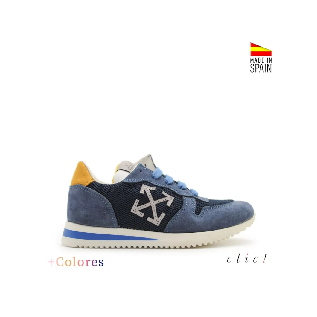 Deportiva cordones flechas Clic!