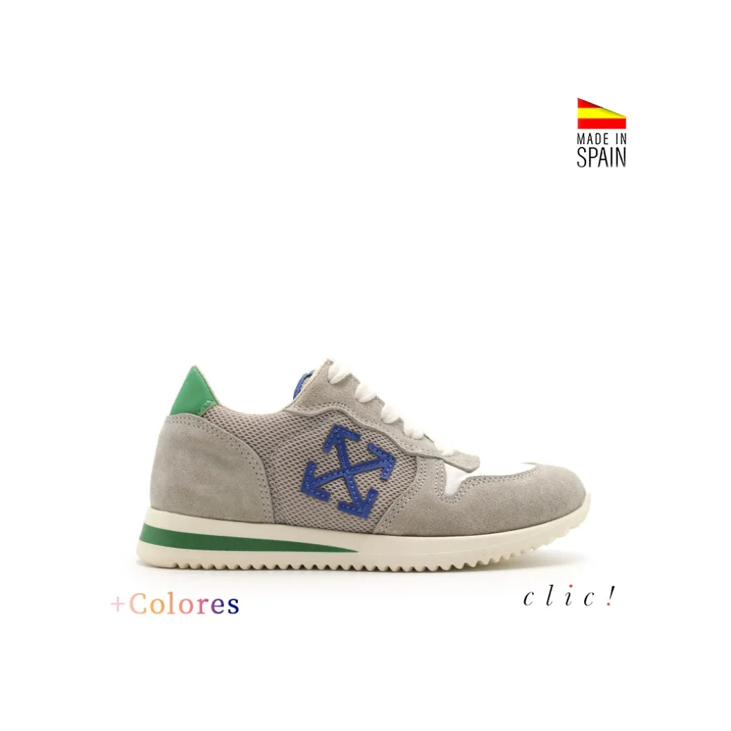 Deportiva cordones flechas Clic!