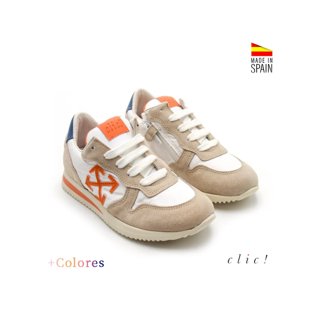 Deportiva cordones flechas Clic!
