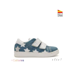 Deportiva velcro con estrellas Clic!