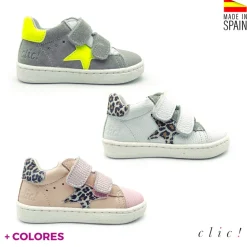 Deportivas estrella con velcros CLIC!