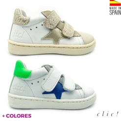 Deportivas estrella con velcros CLIC!
